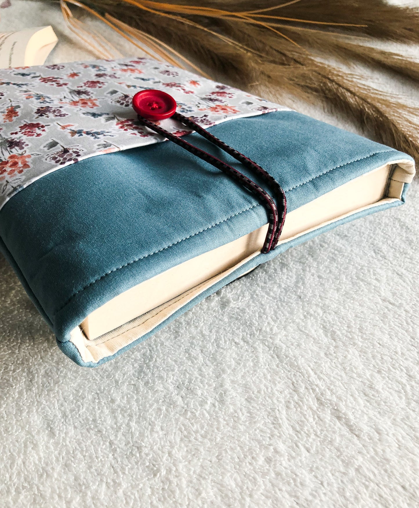 Forest Flowers Book Pouch, Upside Down