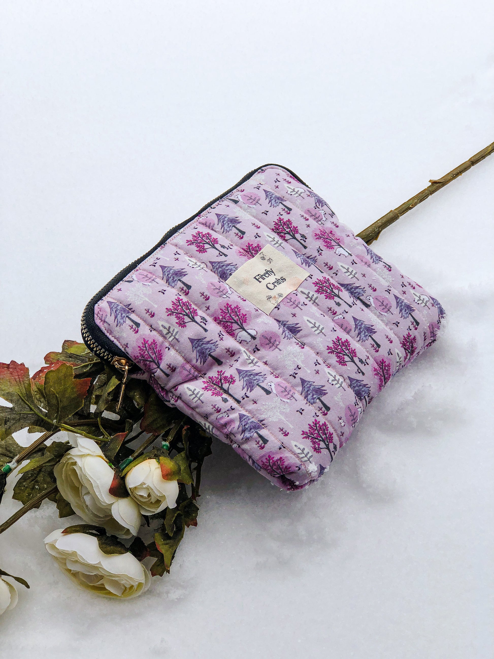 Purple Kindle Scribe Case, Closer Side View