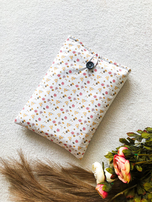 Ditsy Floral Book Pouch, Front Side 