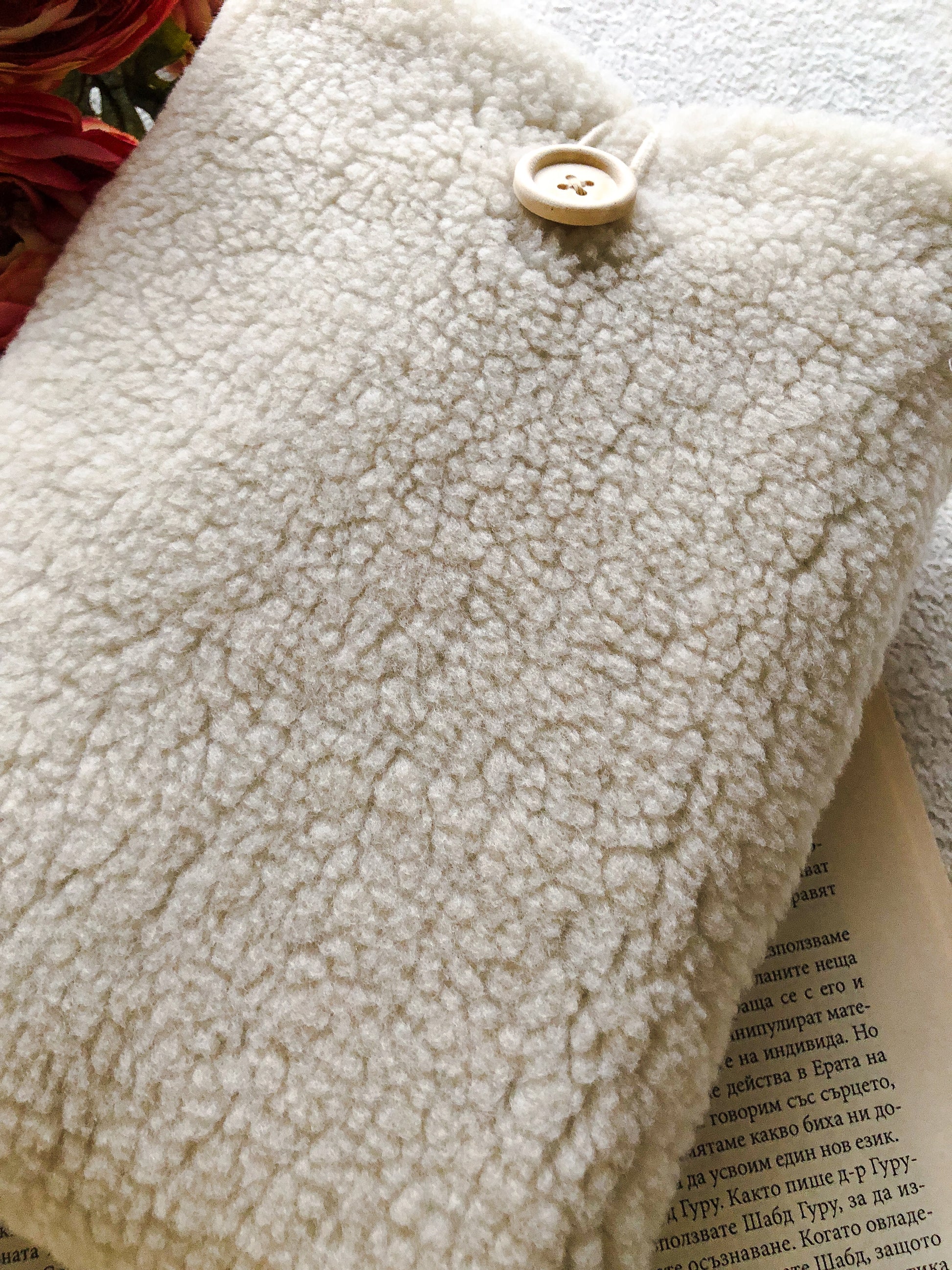 Sheep Book Pouch, Detail