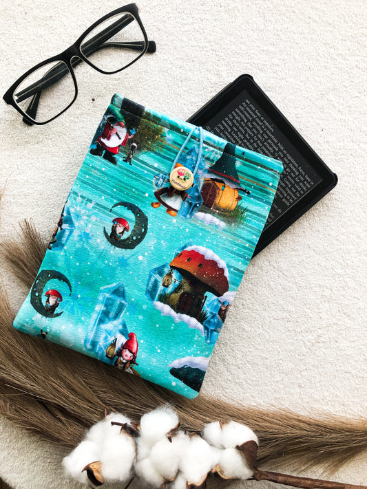 Winter Gnomes Kindle Sleeve, Front Side