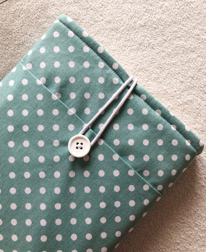 Polka Dots Book Pouch for Book Protection, Detail